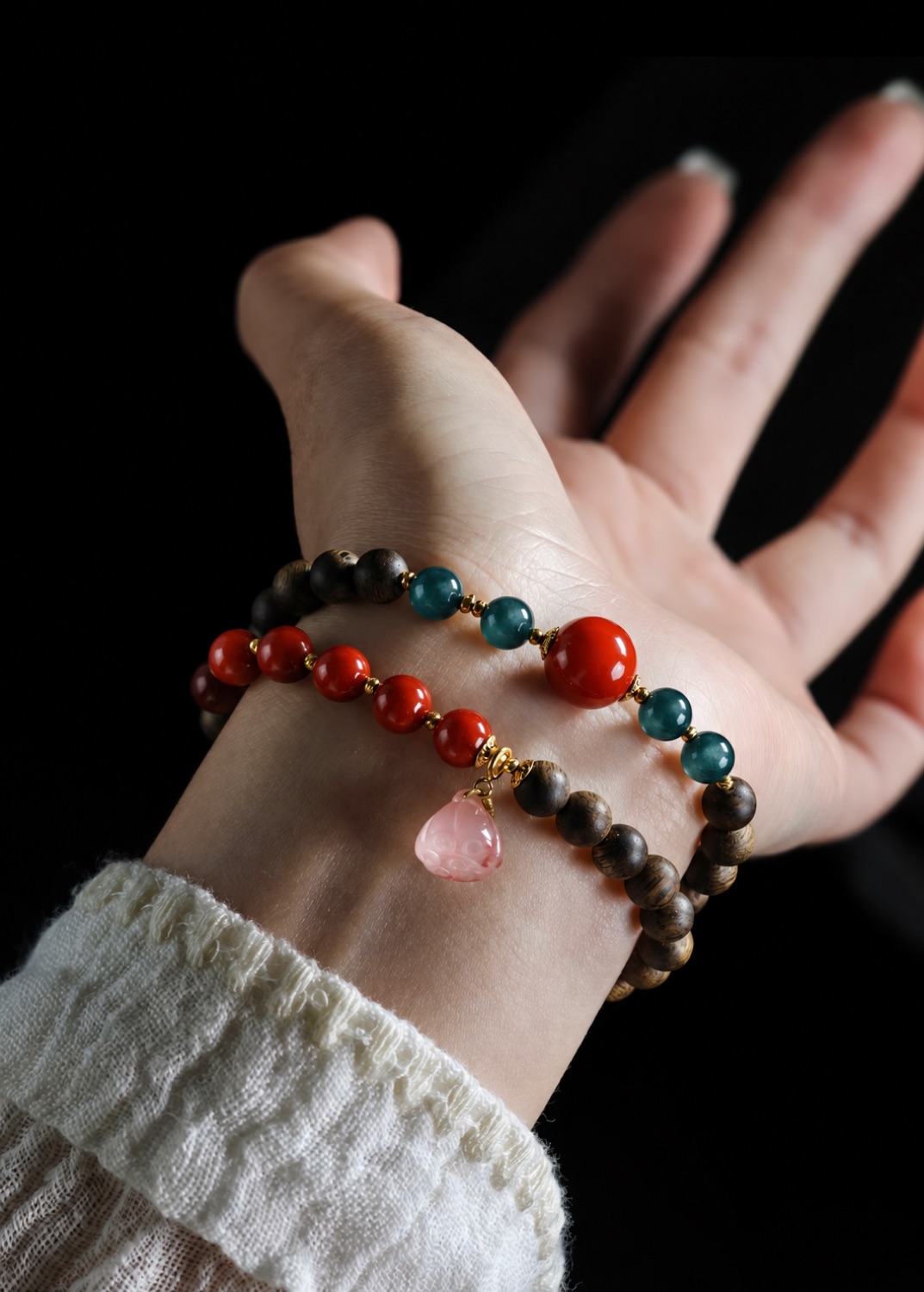 No. 03 worn on the wrist