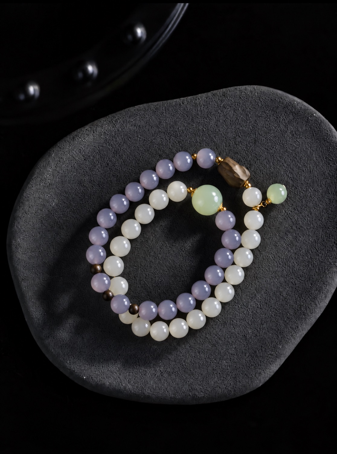 No. 05, Ivory, lilac, soft green